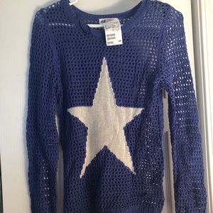 Long sleeve net shirt